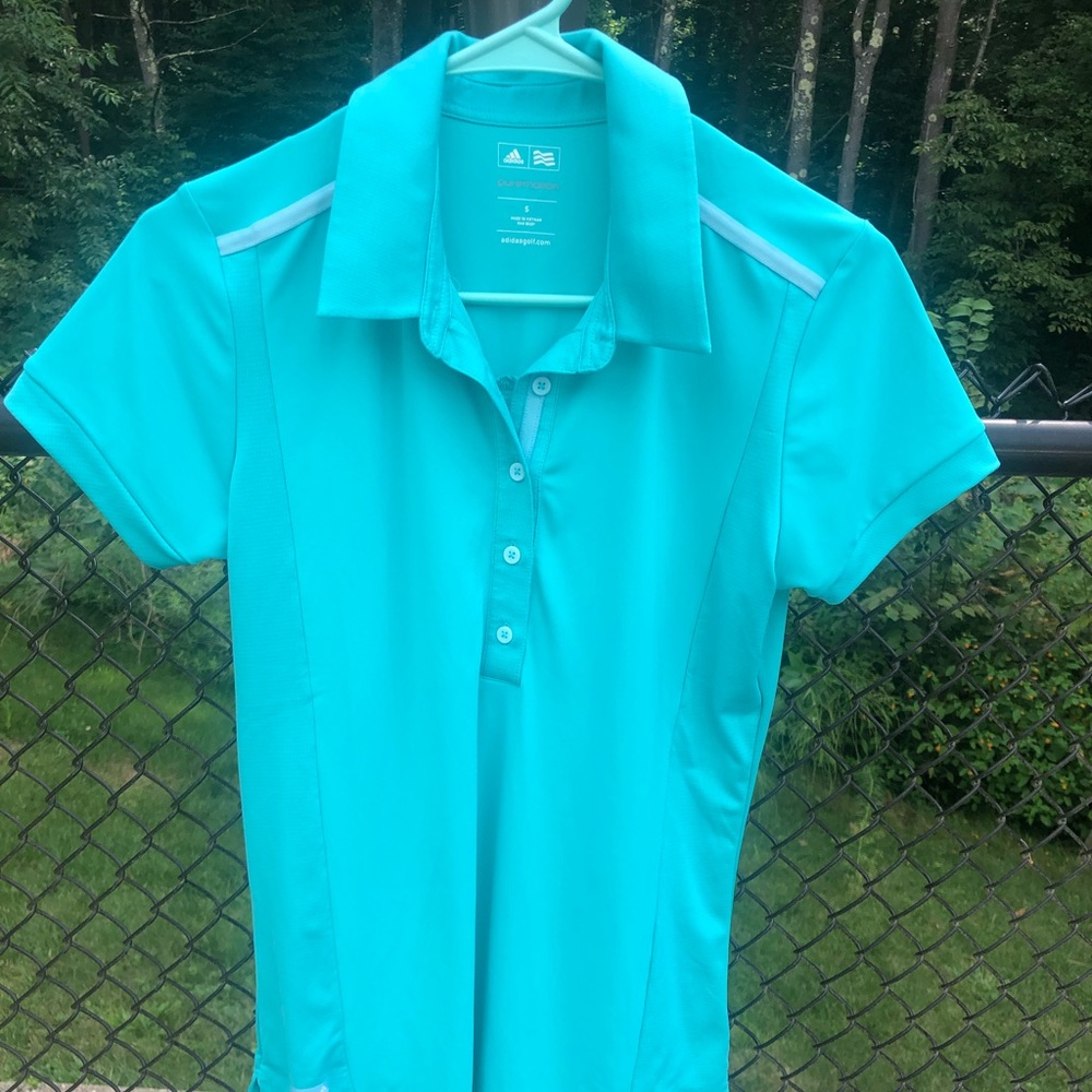 Adidas golf shirt.